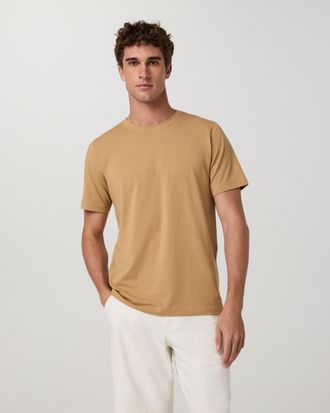 Vuori Clothing Tuvalu T-Shirt | Burlap | XS, Size Extra Small