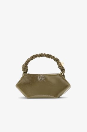 Ganni Green Olive Mini Bou Bag