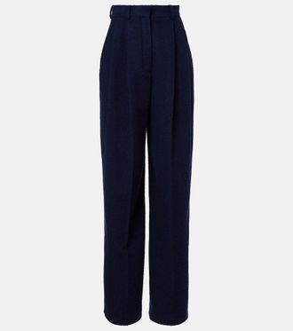 Loro Piana Kurt high-rise wide-leg pants