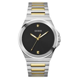 Guess Vinyl Quartz Black Dial Mens Watch GW0833G3