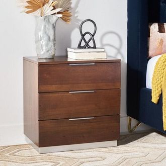 Safavieh Brylin 3 Drawer Nightstand