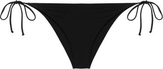 MC2 Saint Barth side-tie bikini bottoms - women - Polyamide/Spandex/Elastane - L - Black