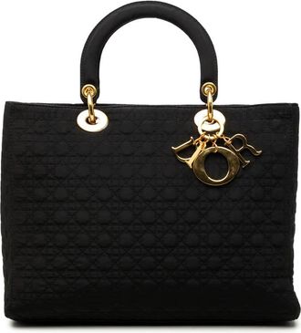 Dior Pre-owned Dior Large Nylon Microcannage Lady Ladies QQO1B96SN1PP0JM6