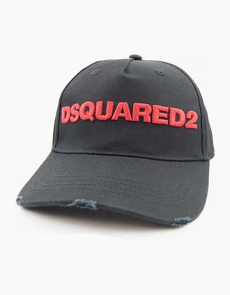 Dsquared2 Mens Dsquared2 Dsquared Bold Cap Black & Red - Multi/Black - Size: OS