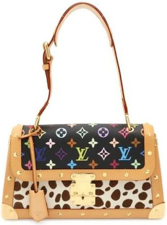 Louis Vuitton Pre-owned Vintage Harako Schoudertas - Dames - Vintage Schoudertas - Veelkleurig - ONE Size - Leer - Vintage