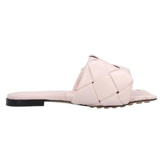 Bottega Veneta Leather flats - Dames - Sandalen - Roze - 38 EU - Leer - Schoenen