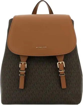 Michael Michael Kors Zaino con monogramma - Marrone