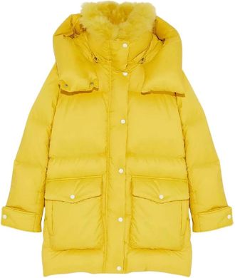 Yves Salomon Donna, Giacche, Giallo, XL, new