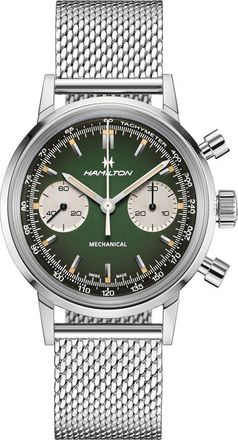 Hamilton American Classic Bracelet Watch in Green at Nordstrom