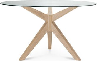 Wabi Home Skan mesa madera de sungkai 135x135x76.5cm