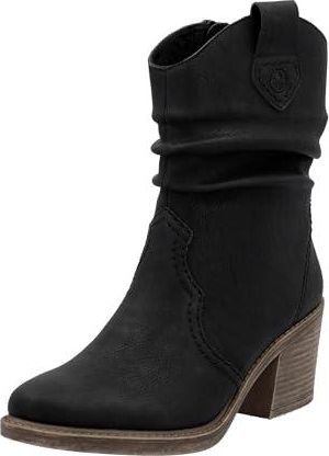 Rieker Femme Bottes Courtes 52804 - Confort Anti-Stress Cuir Synthétique