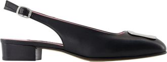 Carel Coquelicot Platte Schoenen - Dames - Pumps - Zwart - 36 EU - Leer - Schoenen