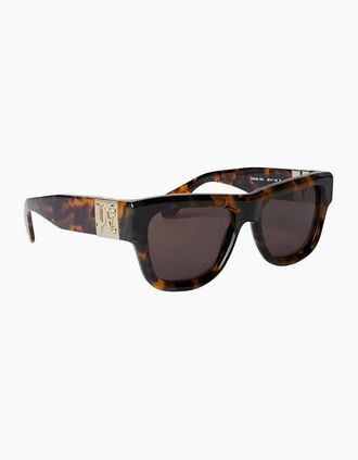 Palm Angels Mens Mens Merrill Rectangle Sunglasses - Havana Lt Brown - Size: ONE size