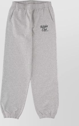 Sporty & Rich comfortable trousers with elastic cuffs and pockets
