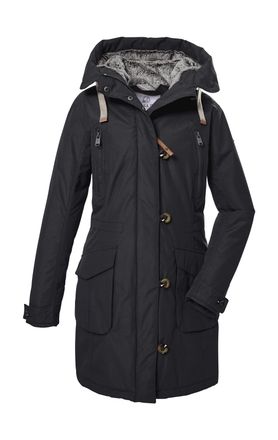 G.I.G.A. DX by killtec Parka GW 44 WMN PRK, Damen, Gr. 34, blau (dunkelblau), Oberstoff: 88% Polyester, 12% Baumwolle, Futter: 100% Polyester, Wattierung: 100% Polyester, G.