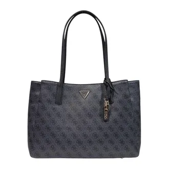 Guess Shoulder Bags, female, Gray, Size: ONE SIZE Anadela 3 Comp Satchel