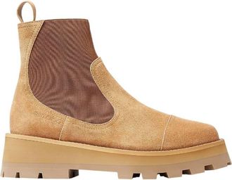 Jimmy Choo London Clayton Crystal Embellished Suede Ankle Boots, Brand Size 41 ( US Size 11 )