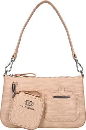 La Carrie Pocket Bag - Dames - Schoudertassen - Roze - ONE Size - Leer - Tassen