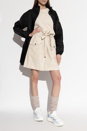 Moncler Dress With Pockets, Womens, Cream
