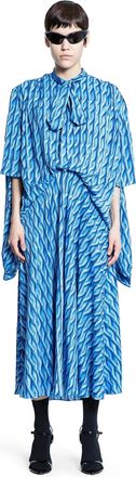 Balenciaga Printed Double Sleeve Dress