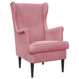 vidaXL Sill&oacute;n Rosa Terciopelo Vidaxl