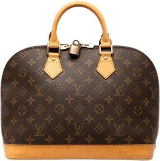 Louis Vuitton Pre-owned Handbags, female, Brown, Size: ONE SIZE Pre-owned Vintage Fabric Handbag