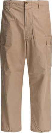 Beams Plus Pantaloni cargo con bottoni - Toni neutri