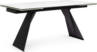 BIZZOTTO Ausziehbarer Esstisch Blazar Keramik mit Marmor-Optik 160-240 x 90 cm