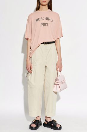 Moschino Oversize T-shirt, Womens, Pink