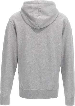 J.W.Anderson Logo-Embroidered Hoodie - grey
