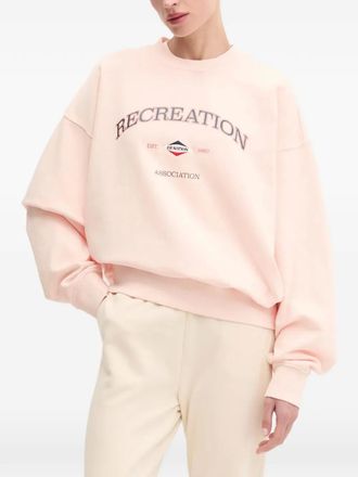 P.E Nation logo-graphic sweatshirt - Pink