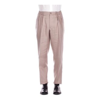 Tagliatore Straight Trousers, male, Gray, Size: XL Straight Trousers