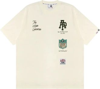 Aape By A Bathing Ape T-shirt con applicazione - Toni neutri