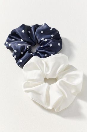 Natasha Polka Dot Scrunchies, Set of 2