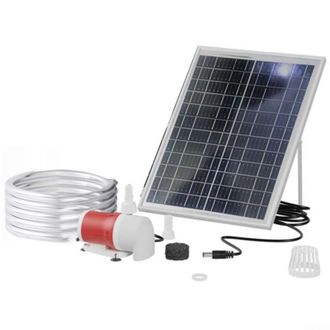 OEM Bomba Solar Para Fuentes: 25 W, Alto Caudal De 1100 L/h, Motor Cc Sin Escobillas, Funcionamiento Silencioso, Altura De Elevaci&oacute;n De 5 M, Ideal Para De