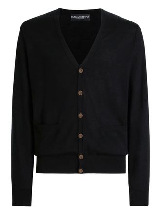 Dolce & Gabbana V-neck buttoned cardigan - Black