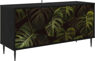 vidaXL Mueble De Tv Elburg 102 X 33 X 51 Cm Roble Negro Vidaxl