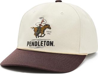 Pendleton Novelty Snapback Hat Baseball Caps Cowboy Ivory, Cotton