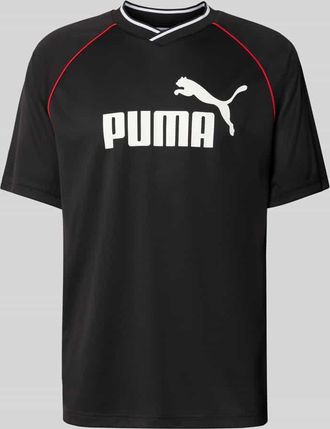 Puma Trikot mit Label-Print in Black, Gr&ouml;&szlig;e XXL