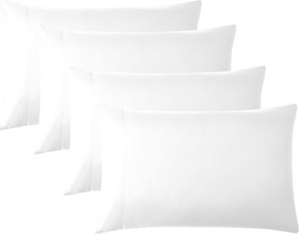 Southshore Fine Linens 4 Piece Pillow Case Set in White at Nordstrom Rack, Size King