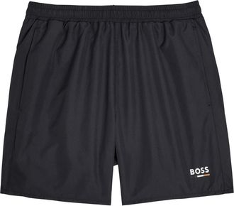 BOSS Boss Swordfish Logo Shell Swim Shorts - Black - M