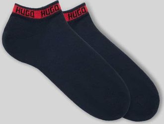 HUGO BOSS Sneaker-Socken aus Baumwoll-Mix im 2er-Pack in Marine, Größe 39-42