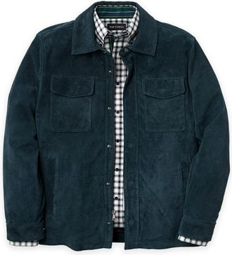 Paul Fredrick Suede Shirt Jacket