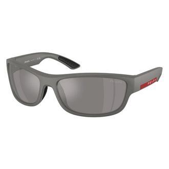 Prada PS C04S Zonnebril - Heren - Accessoires - Grijs - Maat: 65 MM Zijde