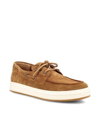 Hogan Mens Sneakers Suede Light Brown Trainers