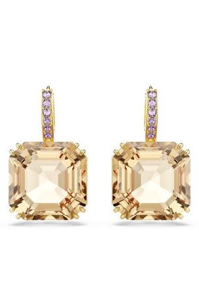 Swarovski Millenia Square Drop Earrings in Gold/multi at Nordstrom