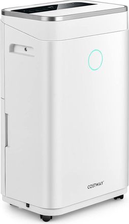 Costway Costway - Deshumidificador Dom&eacute;stico 4 En 1, Con Desag&uuml;e Autom&aacute;tico O Manual, 25l/d&iacute;a Temporizador 24 Horas, Protecci&oacute;n Desborde Y Tanque Del Agua 6,5