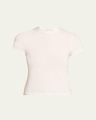 Slvrlake Denim Fitted Crewneck Tee