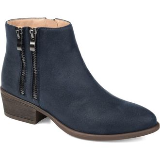 Journee Collection Jayda Ankle Bootie in Navy at Nordstrom Rack, Size 11