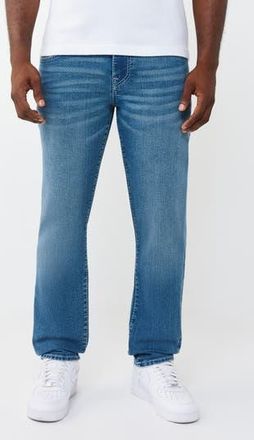 True Religion Geno Big T Slim Fit Jeans in Medium Neptune at Nordstrom Rack, Size 32